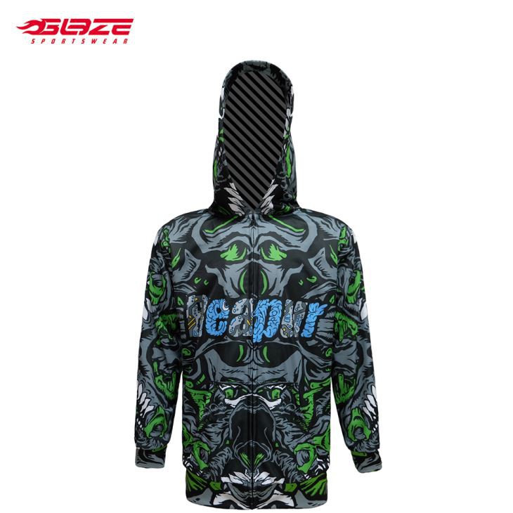 Mens Oversized Full Zipper Hoodie